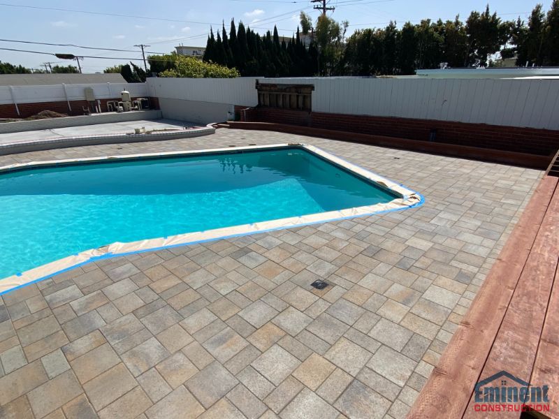 Pool Deck Pavers in Westchester, CA